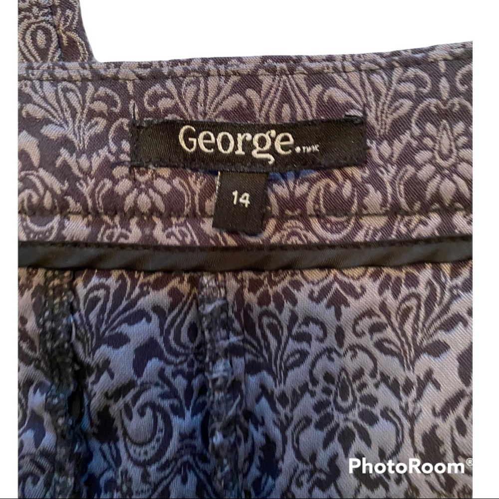 George Plus Size Patterned Pants – Size 14 (US) - Picture 5 of 7